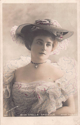 Postcard actress theatre - -,