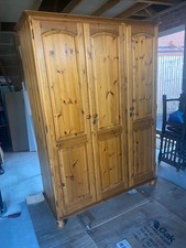 Top quality Solid Pine Triple Wardrobe