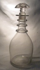 GEORGIAN GLASS  THREE RING
