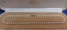 Lotus Simulated Pearl Necklace