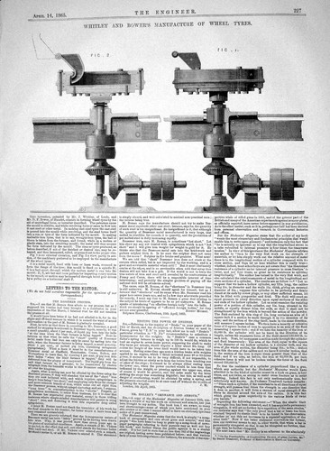 Old print 1865 whitley bower - old,