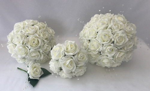 Wedding flowers ivory - wedding, rose