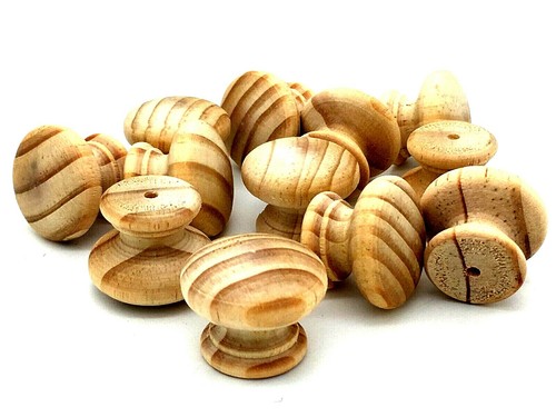Deluxe pine knobs 30mm - knobs,