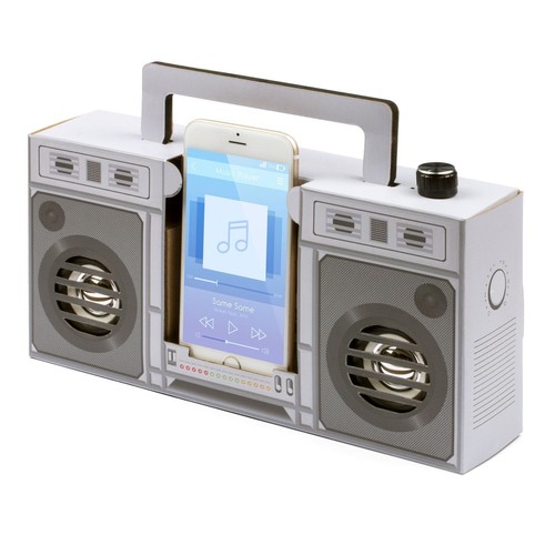 Retro touch boombox speaker - boombox,