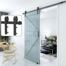6.6 FT Sliding Barn Wood Door