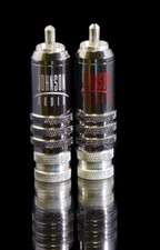*LIMITED* Johnson Audio Pure Silver Locking Solderless RCA Plug Audio/Video RARE