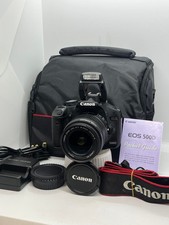 Canon EOS 500D DSLR 18-55mm IS Lens 32GB card 4209 Shots Brand New Bag MINTY