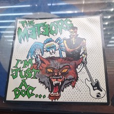 The Meteors-  I'm Just a Dog (1984) 7" Single - Punkabilly/Psycobilly rare 45rpm