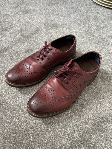 Men burgundy leather - men's,