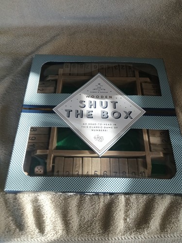 Shut the box wooden - shut,