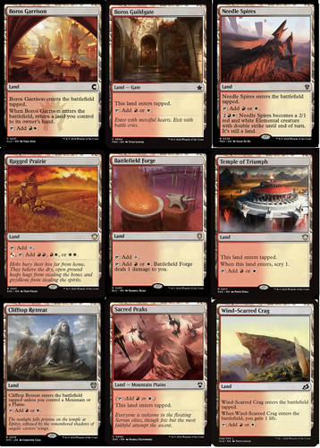Boros lands commander deck - 9,