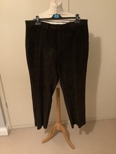 Marks & Spencer Brown Corduroy Trousers Waist 40” Leg 31”