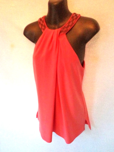 Frank lyman coral beaded - lyman,