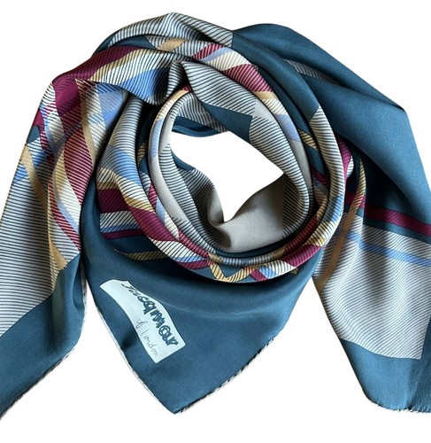 Jacqmar london silk scarf - london,