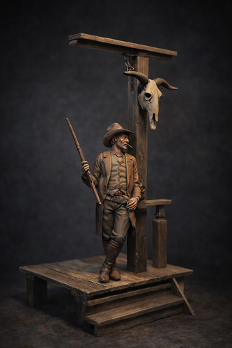 Resin model kit wild west - 1/24,