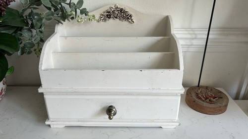 Desk organiser shabby - shabby, chic