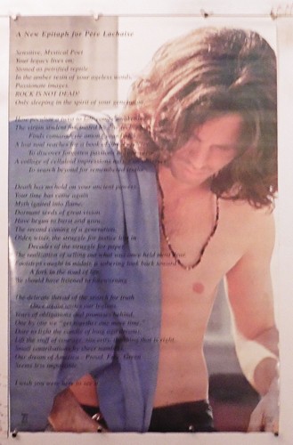 Jim morrison epitaph poster - jim,