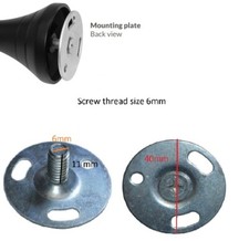 Replacement Metal Screw Base