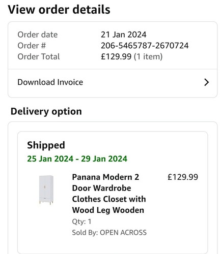 Wardrobe wood - ,