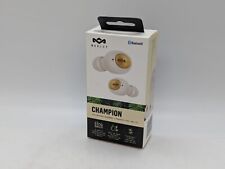 House of Marley Champion wireless earphones Bluetooth earbuds headphones cream