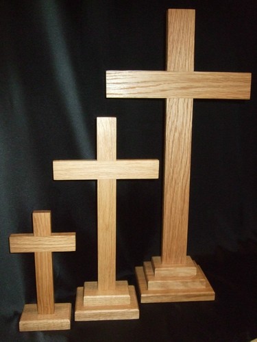 Solid oak wood church altar - solid,