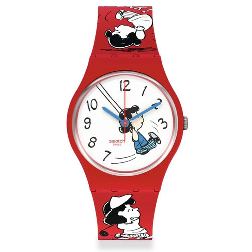 Peanuts lucy klunk white dial - lucy,