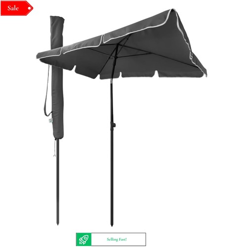 Rectangular garden parasol - garden,