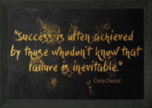 Coco chanel quotes - quotes, wall