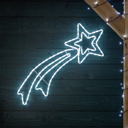Shooting star christmas light - star,