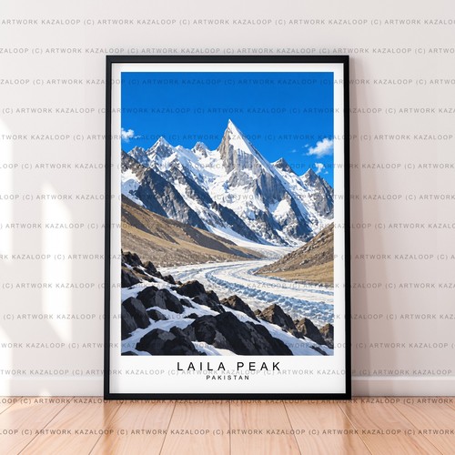 Laila peak pakistan unframed - peak,