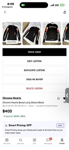 Chrome hearts boost long - boost,