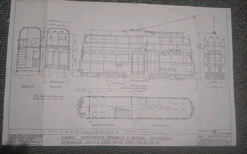 Darwen corp tramways motors - tramways, &
