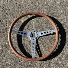 Classic 70’s wooden  Springalex 15” Steering Wheel Very Rare!
