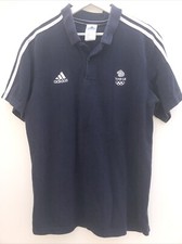 ADIDAS TEAM GB Polo Shirt Blue