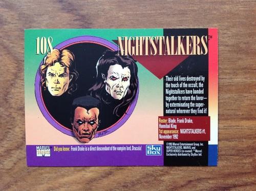 Nightstalkers 1993 marvel - 1993,
