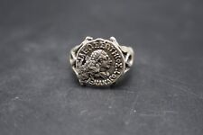 Roman style silver ring