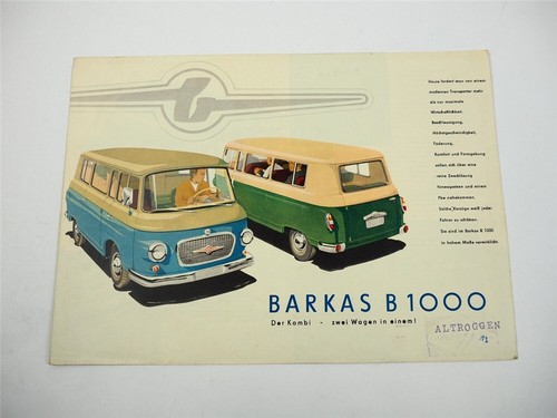 Barkas b1000 station wagon van - barkas,