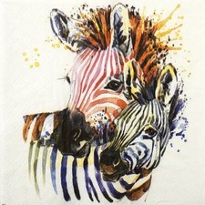 4x Single Paper Napkins for