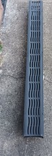 Flodrain Channel & Grate PVC Black 1000mm
