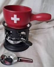 Quality Fondue With Swiss Flag. New Never Used.