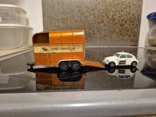 Corgi Rice Leicestershire Beaufort Double Horse Box And Whizzweels VW Police Car