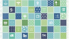 Modern Minis Green Panel by