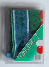 Vintage 1980s Snooker Towel and Pioneer Chalk New in Packet 100% Cotton