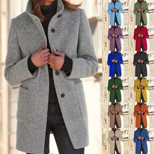 Womens wool blazer coat - wool,