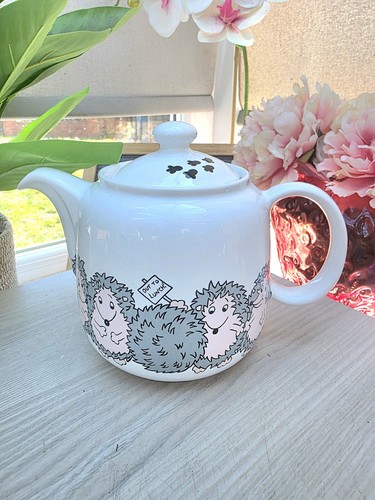 Cute hedgehog teapot - teapot, novelty