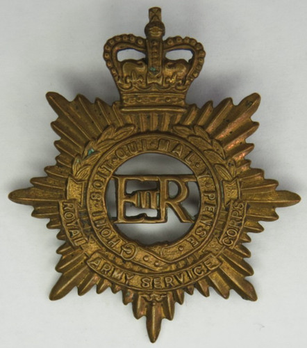 Original brass cap badge - original,