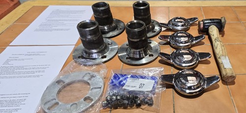 Wire wheels hub conversion - hub, kit