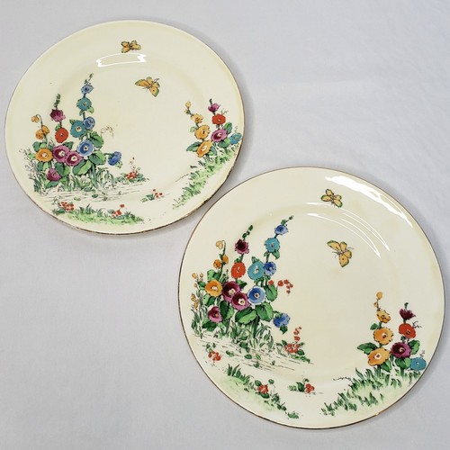 Crown staffordshire hollyhocks - staffordshire,