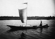 Sail Boat on Lena River 1890