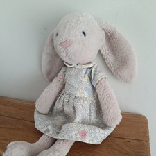 Jellycat Lottie Bunny In Floral Dress *Label Removed* Retired Rare Rabbit 